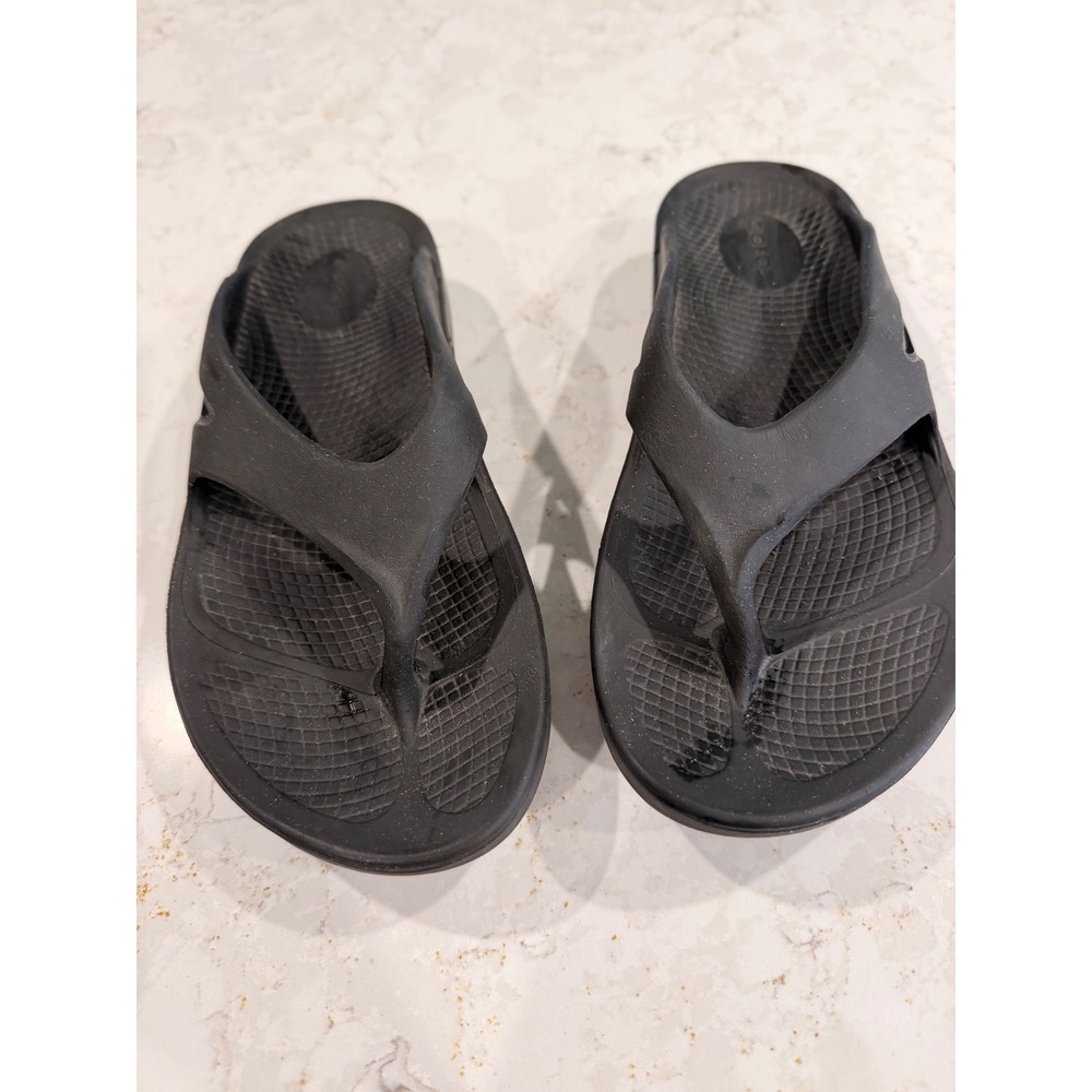 OOFOS OOriginal Recovery Sandals Black Mens 5 Womens 7 EU 38 Flip Flops - Picture 3 of 7